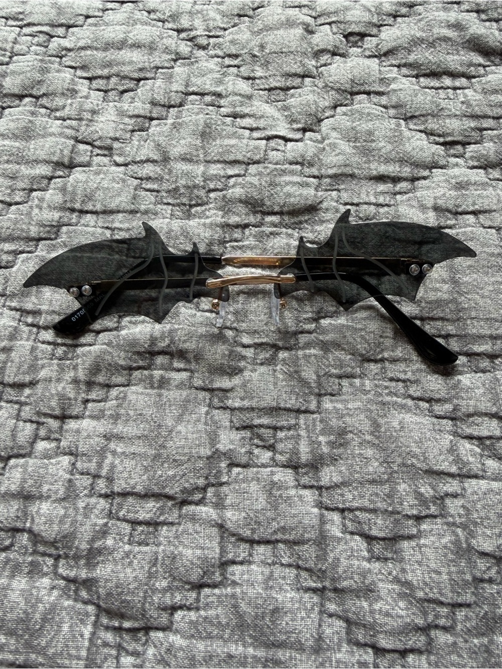 Bat Wing Novelty Sunglasses - Black